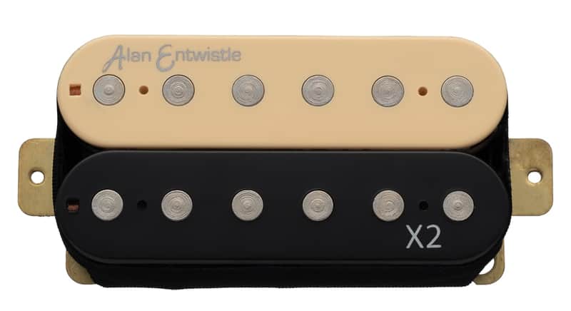 Alan Entwistle X2 Electric Guitar Neck Pickup - Zebra - Free USA Shipping image 1