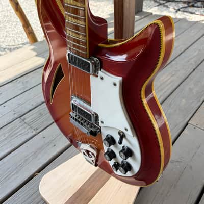 Stunning 1970 Rickenbacker 381 Fireglow w/ Original Case RARE image 5