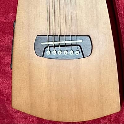 Ozark 3330E Electro-Acoustic Travel Guitar - Natural image 3