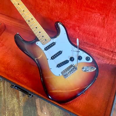 Fernandes Burny Custom strat c 1975 Sunburst original vintage mij japan matsumoku image 2