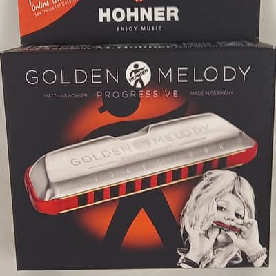 Hohner Golden Melody Progressive Diatonic Harmonica Key of B image 4