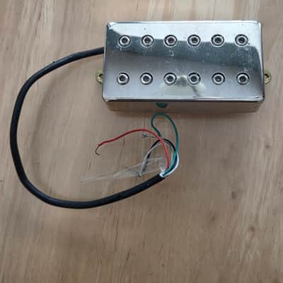 DiMarzio DP152FBK Super 3 F-Spaced Humbucker 2010s - Chrome image 1