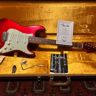 Fender Custom Shop '60 Relic Stratocaster 2006 Candy Apple Red with Matching Headstock image 2
