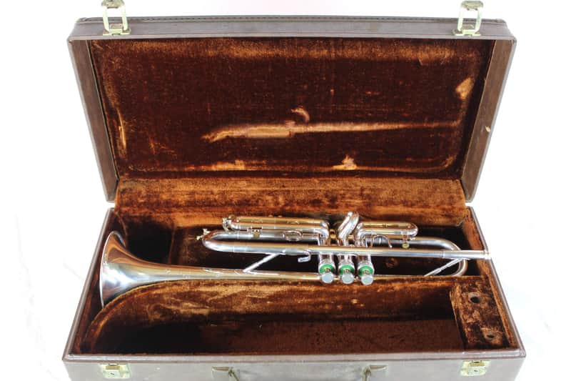 Olds Super Star Ultrasonic Trumpet VERY NICE SILVER PLATE | Reverb