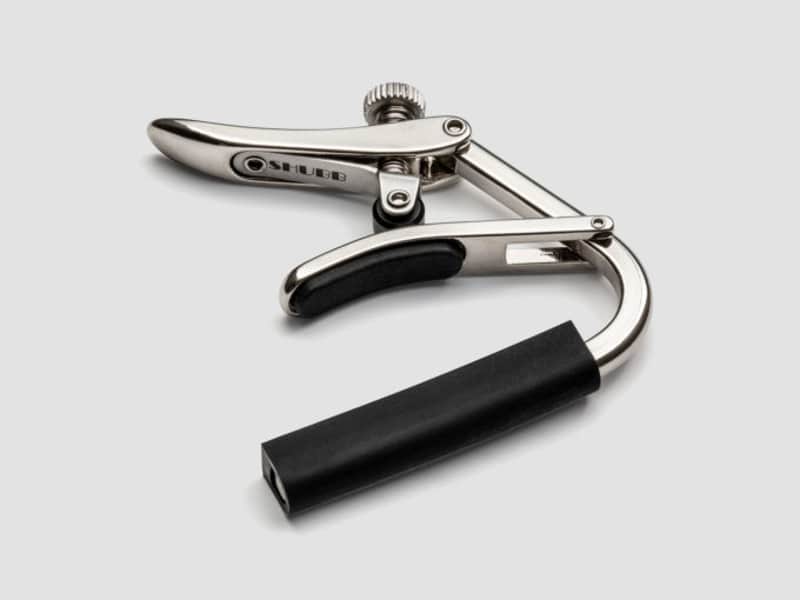 C1 Standard Shubb Capo for Steel String Guitar - Polished Nickel image 1