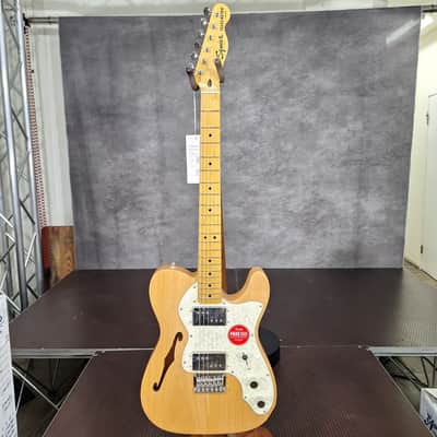 Squier Classic Vibe '70s Telecaster Thinline 2026 Natural weighs 7.18 pounds image 2