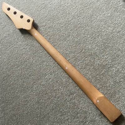Douglas Roasted Maple Wood 4 String Bass Neck, 20 Frets Fingerboard Fretboard image 10