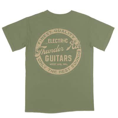 Thunder Road Mural T-Shirt Olive Green-M image 2