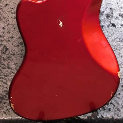Fender Jazz Master 1965 - Candy Apple Red Matching Head image 10