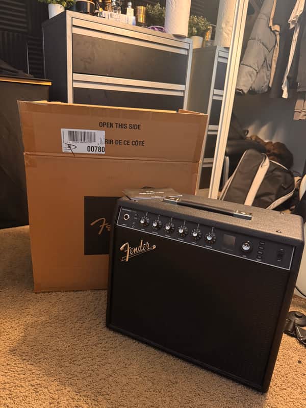 Fender Mustang LTX50 50-Watt 1x12" Digital Modeling Guitar Combo 2025 - Present - Black image 1
