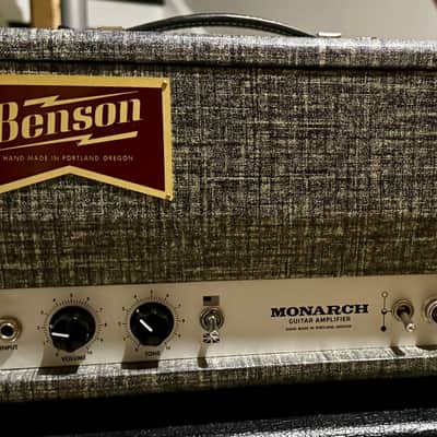 Benson Amps Monarch Head and Cabinet - Night Moves/Black Tolex image 3