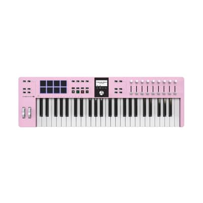 Arturia KeyLab Essential 49-Note mk3 Universal MIDI Controller with Software Included and DAW Integration (Rose Quartz)
