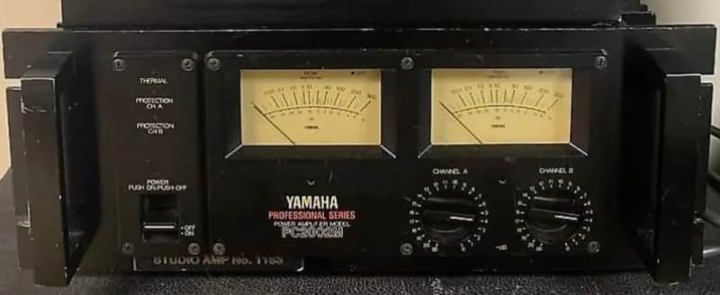 Yamaha PC2002M power amplifier & Auratone 5c Super Sound Cubes (Pair) monitors with Isoacoustics Stands image 1