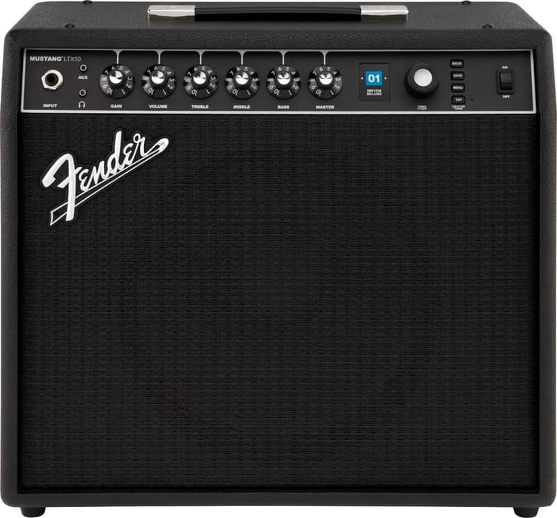 Fender Mustang LTX50 50-Watt 1x12" Digital Modeling Guitar Combo, Black Help Support Small Business & Buy It Here ! image 1