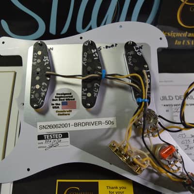 Robert Cray 50's/60's Hot Rod  SSS Loaded Fender Pickguard Stratocaster - BridgeDriver image 7