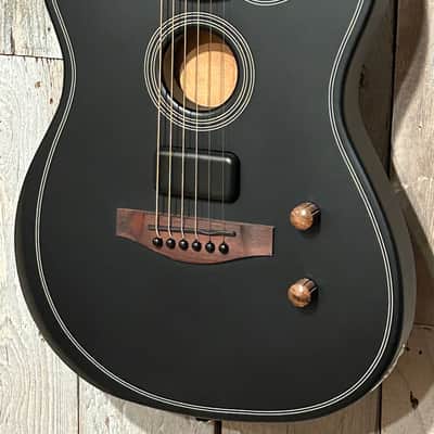 NEW Fender Acoustasonic Standard Telecaster - Black, Support Small Business and Buy It Here! Pro Set Up Included! image 5