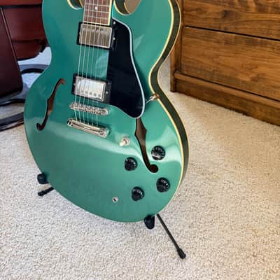 Epiphone ES-335 Traditional Pro Semi-Hollow Electric Guitar 2022 Inverness Green image 4
