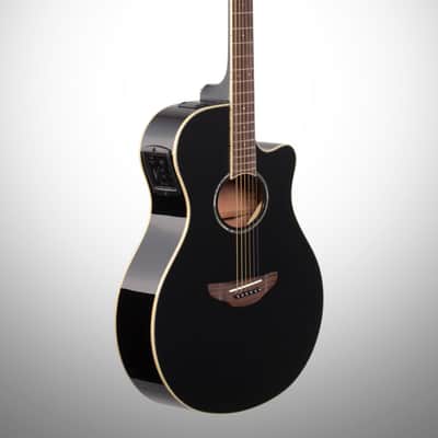 Yamaha APX-600 Acoustic-Electric Guitar, Black image 3