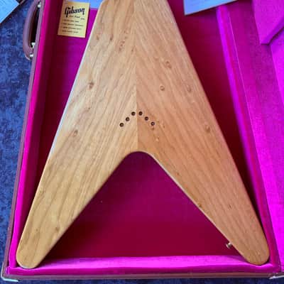 Gibson Flying V Korina '58 Reissue 2024 - Birdseye image 8