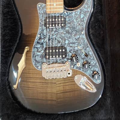 G&L USA Custom Build Legacy HB2 Semi Hollow Body Flamed Maple with 2 Seymour Duncan Coil-Splitting Humbuckers 2014 - Flame image 17