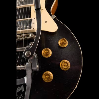 Heritage Custom Shop Custom Core H-150 Artisan Aged with Bigsby Space Black with Case image 8
