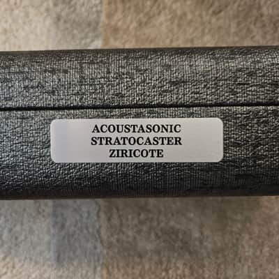 Fender Limited Edition Acoustasonic Electric Guitar Natural Ziricote 2020 - Natural Ziricote Wood image 17