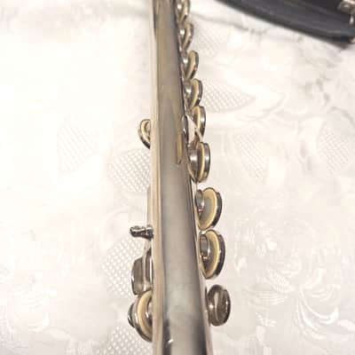 Vintage Buescher Aristocrat Flute with Case Selmer Era Lot 82-453 image 8