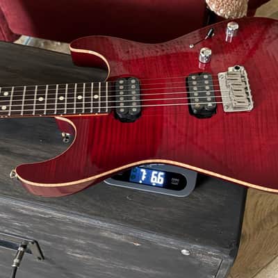 Tom Anderson Cobra S – RARE Even Taper- Sweet & Sour Red Burst – H2+ image 4