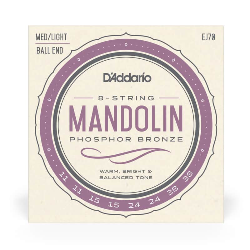 D'Addario Phosphor Bronze Mandolin Strings Ball End 11-38 image 1