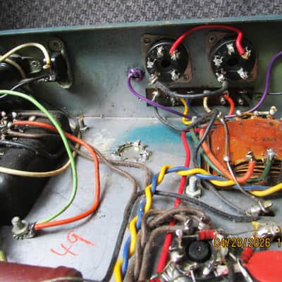 Bogen J130 Guitar Head, Series A94, 1955-58, Converted To Bassman image 11
