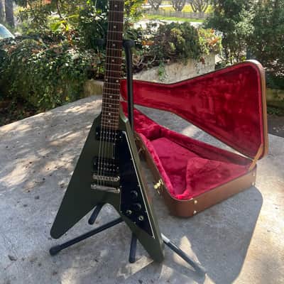 Gibson Flying V Tribute 2020 - Olive Drab image 24