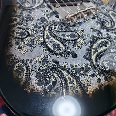 *NEW IN BOX* 2025 Fender Japan Limited Edition Telecaster Black Paisley - MIJ JD25 - low tariffs image 6