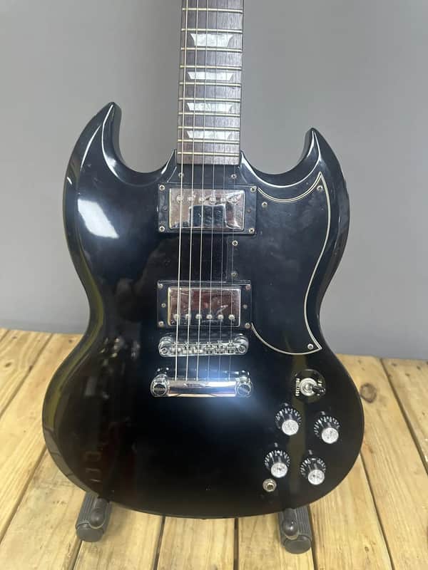 Epiphone Sg Black Guitar 2007 image 1