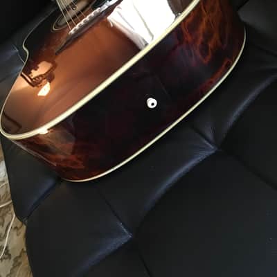 Martin Sigma DT-3 Acoustic Guitar Vintage Rare Quilted Maple Sunburst image 8