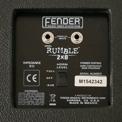 Fender Rumble 2x8 2x8" Bass Cabinet image 3