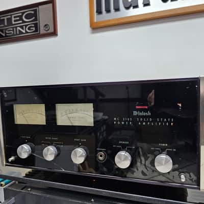 McIntosh MC-2105 Stereo Power Amplifier Serviced Operational. image 3