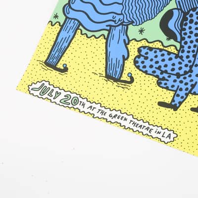Sonic Youth and Redd Kross 7/20 Poster 23.5"x18" Owned by Sonic Youth image 4