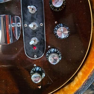 Immagine 1969 Gibson Les Paul Recording Bass OHSC Mahogany On-Board Preamp, Stage Ready! - 7