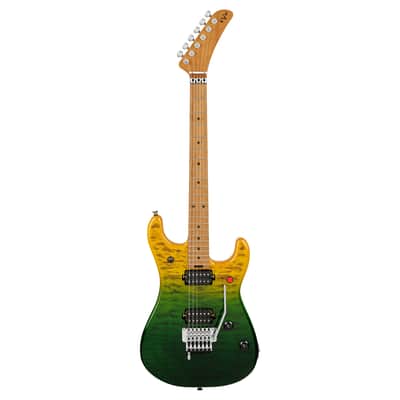 Used EVH 5150 Series DX QM Baked Maple Electric Guitar - Limeade Zest image 2