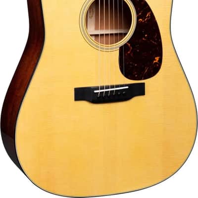Martin D-18 Standard Dreadnought Acoustic Guitar (2025), Solid Spruce Top image 2