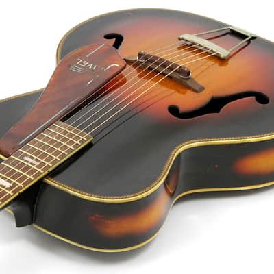 1950's Eddie Marwin Jewel Archtop Sunburst By Harmony image 9