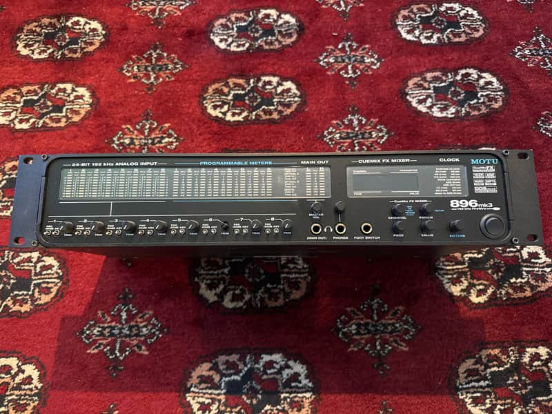 MOTU 896mk3 Hybrid Firewire / USB Interface 2012 - Present - Black image 1