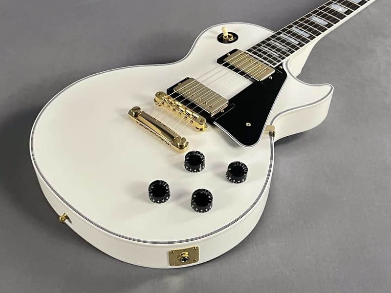 Gibson Custom Les Paul Custom Electric Guitar - Alpine White ~ As New Mint! image 1