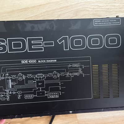 Roland SDE-1000 Digital Delay 1980s - Black image 5