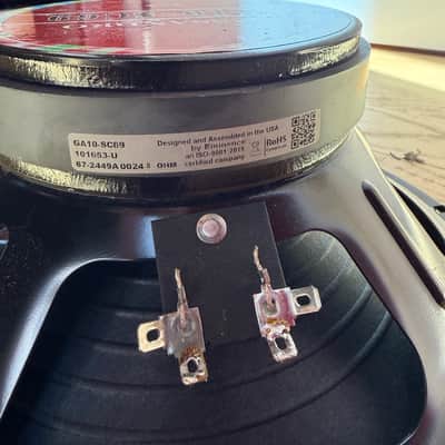Eminence Alessandro GA10 SC-69 40watt 8ohm Guitar Speaker  2025 image 3