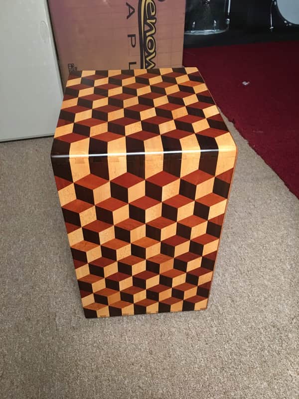 Latin Percussion LP8800B Peruvian Solid Wood Brick Cajon w/ Bag image 1
