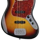 G&L Fullerton Deluxe JB Bass Guitar - 3-tone Sunburst with Maple Fingerboard (JBFM3TSd1)