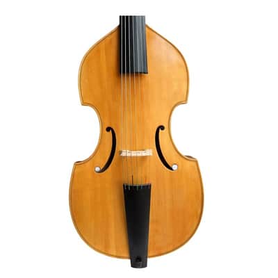 Baroque style profession maestro whole back 7 string 27" bass viola da gamba image 3