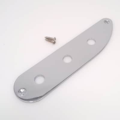 True Custom Shop® Chrome 3-Hole Control Plate for Fender '51 Precision Bass image 1