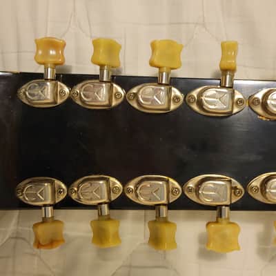 Eddie Alkire 10 String E Harp 1948 White image 5